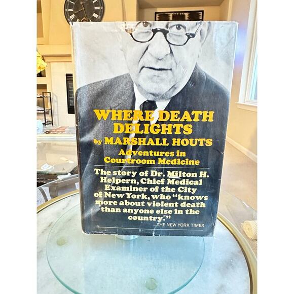 Where Death Delights First Edition | 1967 Hardcover True Crime Book - Picture 5 of 9